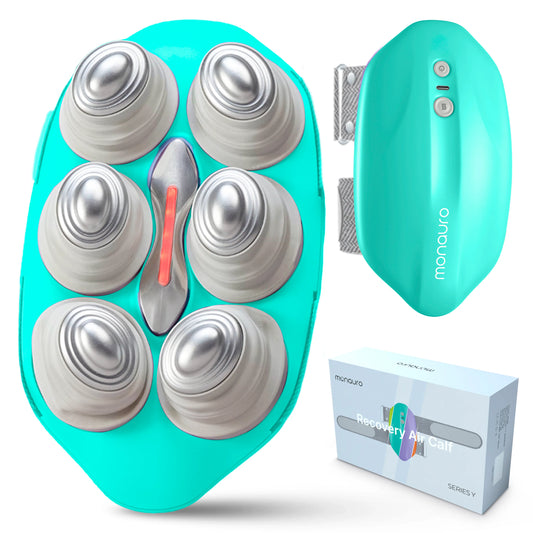 MONAURO RecoveryAir Calf Pro: Precision Target Areas+Controlled heat realeaf