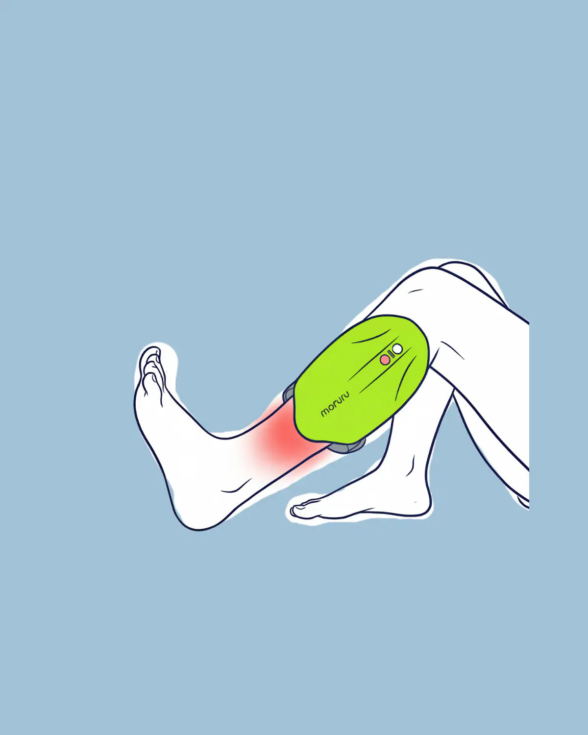 MONAURO RecoveryAir Calf Pro: Precision Target Areas+Controlled heat realeaf Relax view two