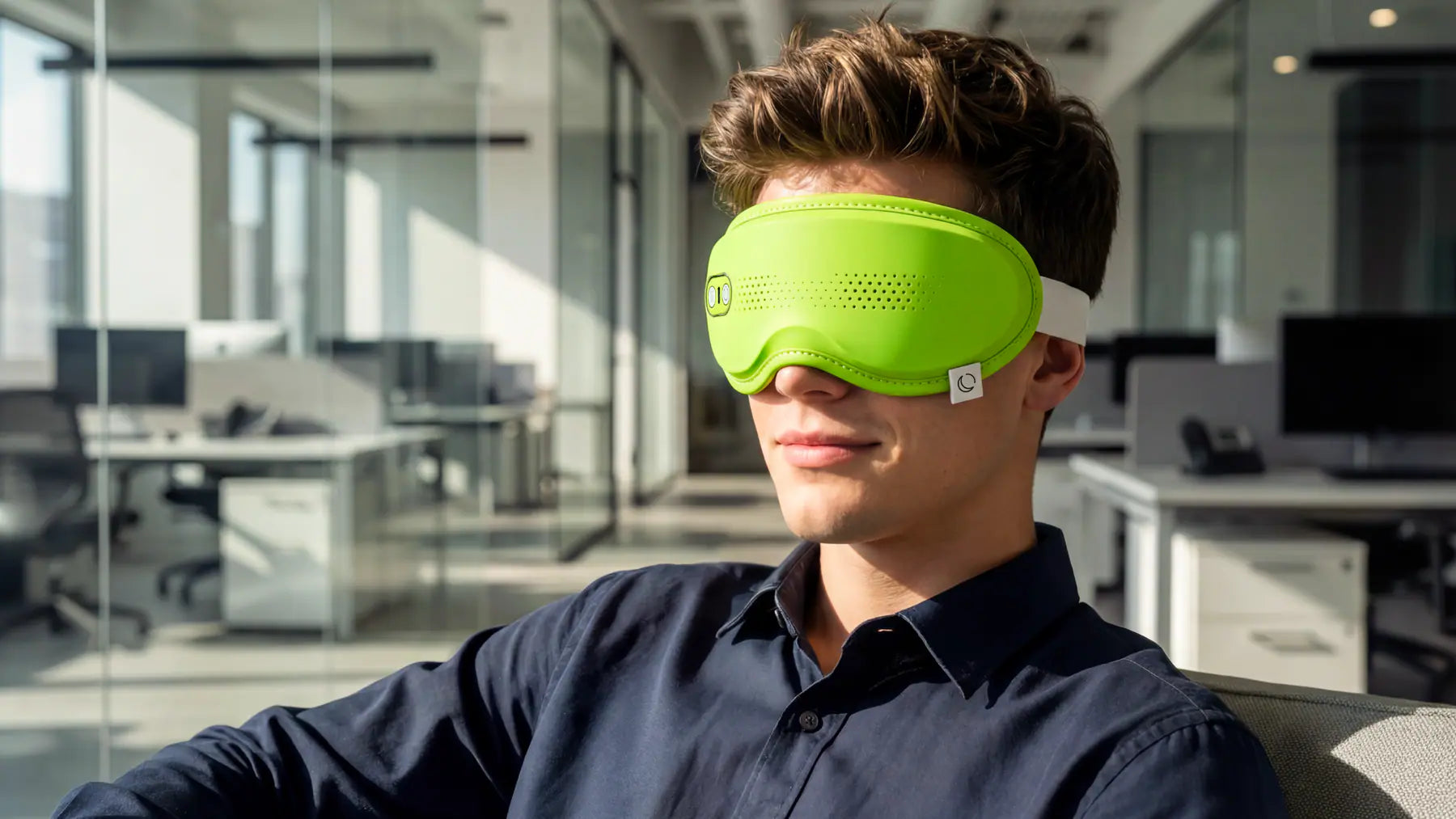 MONAURO RelaxiWave Eye mask: Let tired eyes revive and shine product view 1