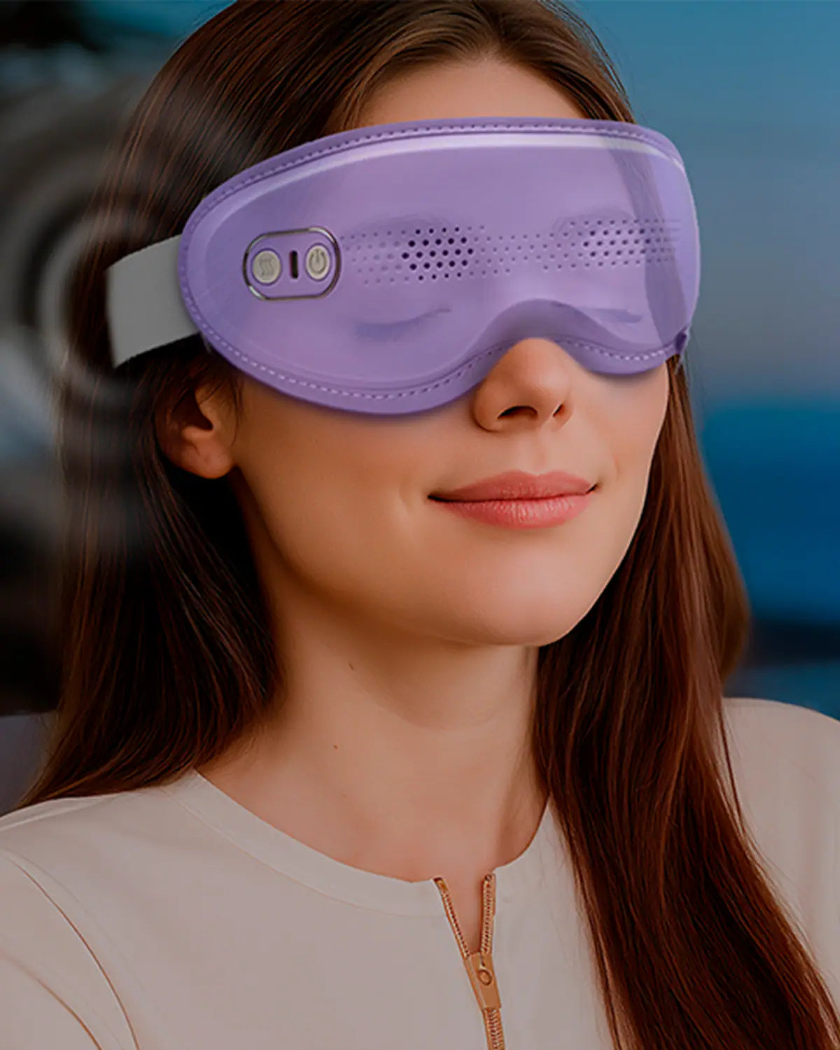MONAURO RelaxiWave Eye mask: Let tired eyes revive and shine Ten-point massage