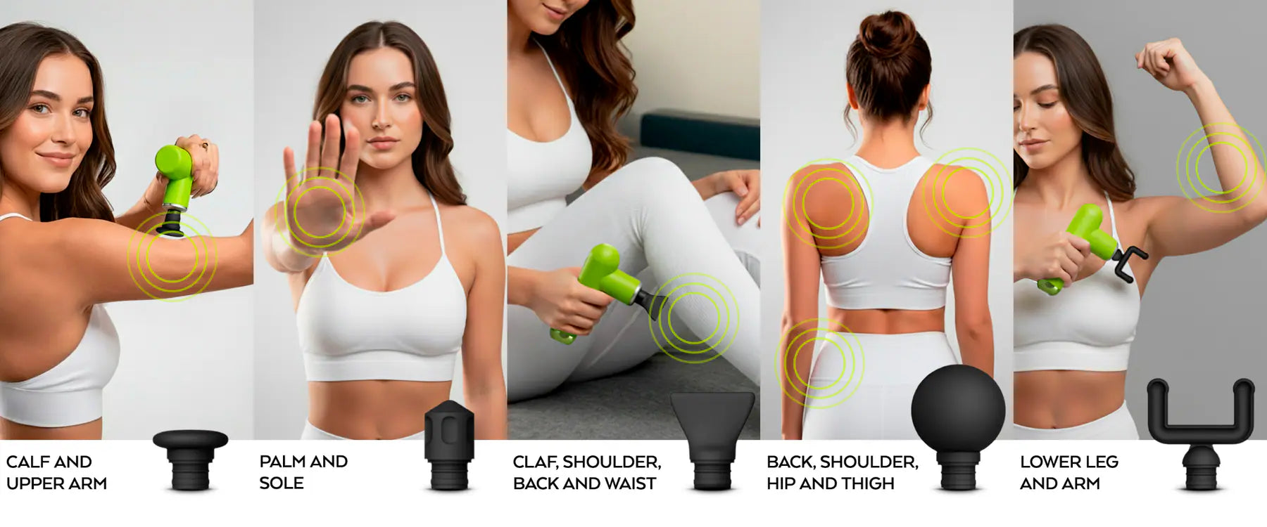 MONAURO Back Massage Gun: Your Ultimate Solution for Back Pain Relief product feature